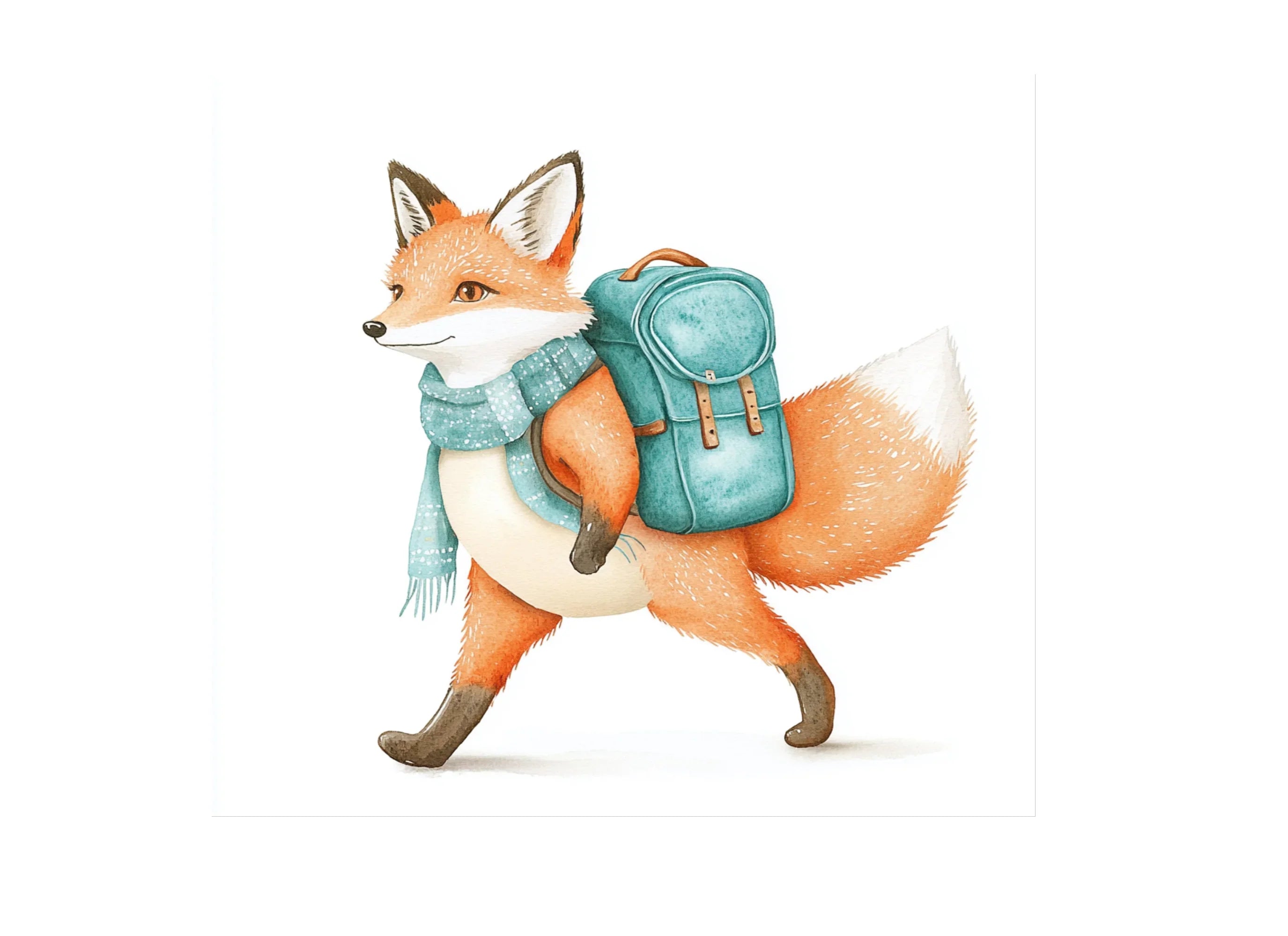 Cute Fox Adventurer Clipart Bundle