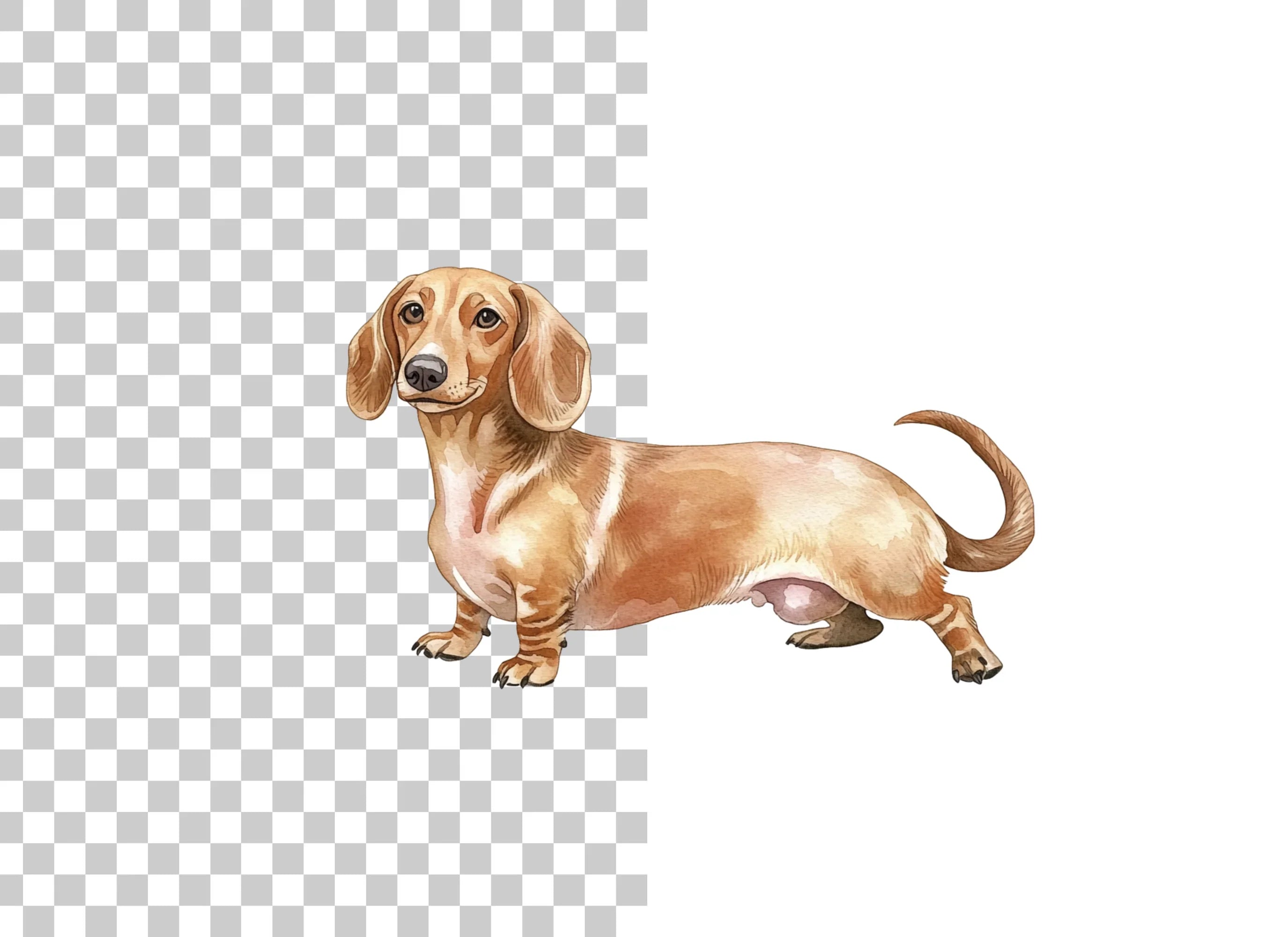 Adorable Dachshund Clipart Bundle