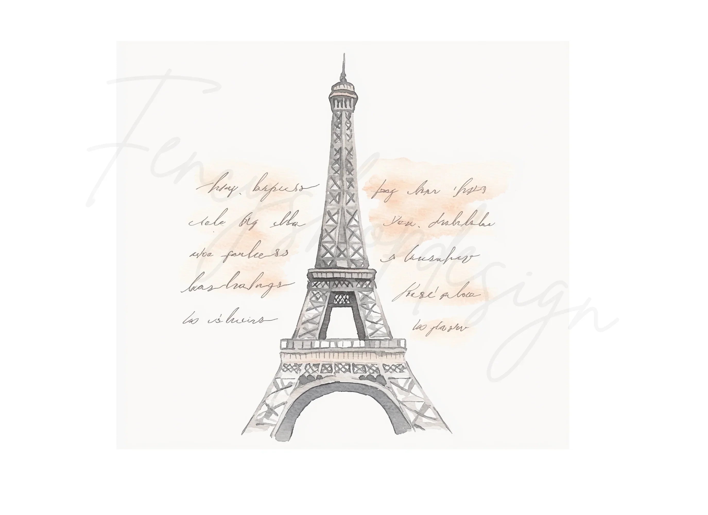 Eiffel Tower Clipart Bundle
