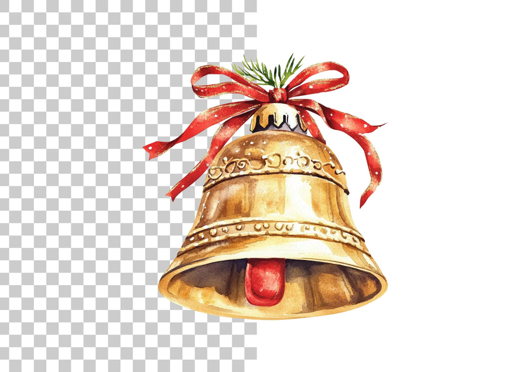 Christmas Bell Clipart Bundle