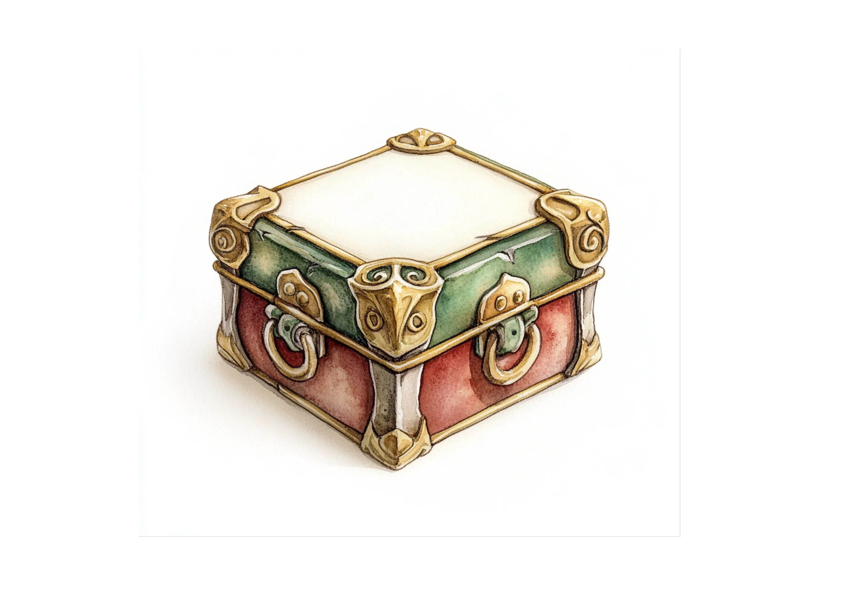 Fantasy Treasure Chests Clipart Bundle