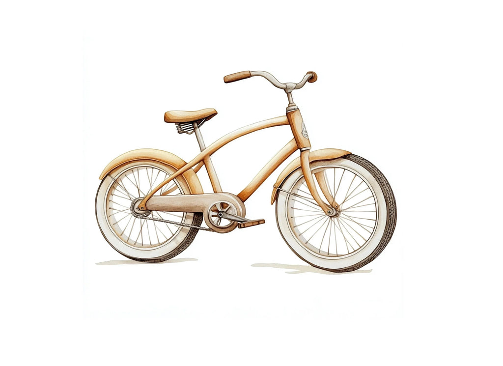 Vintage Bicycle Clipart Bundle