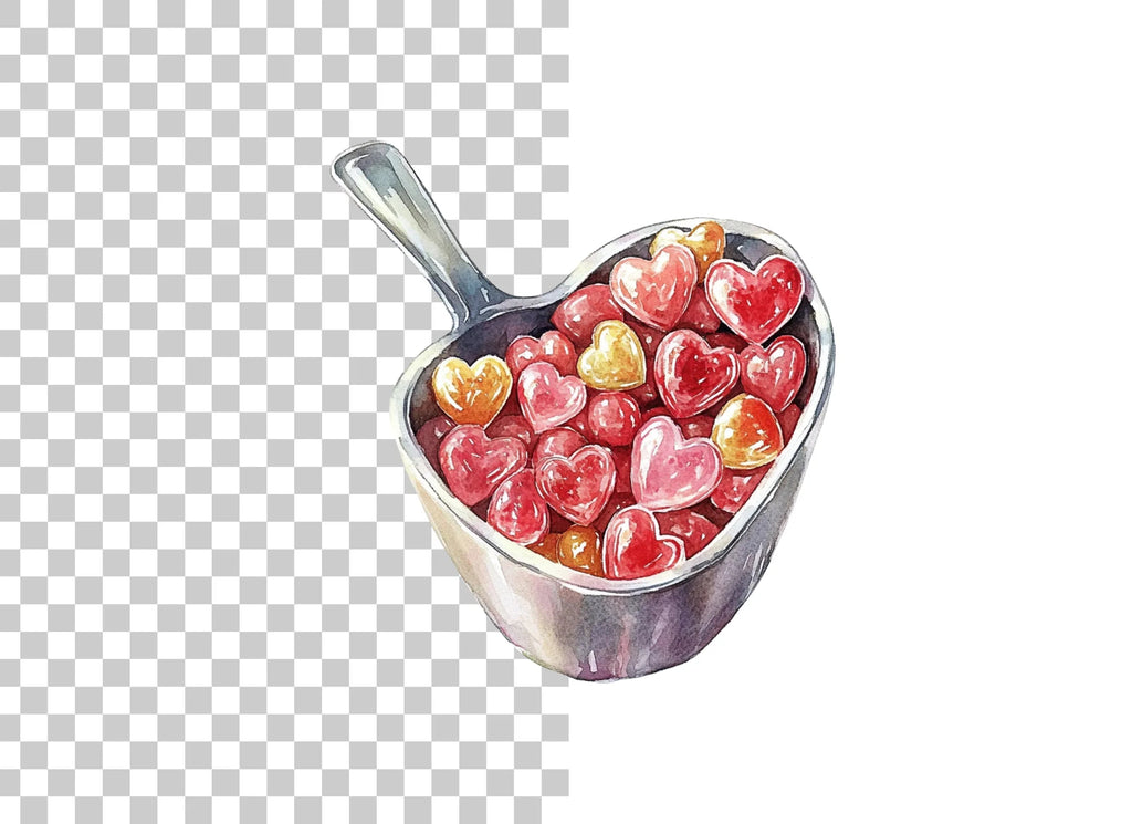 Heart Candies Clipart Bundle