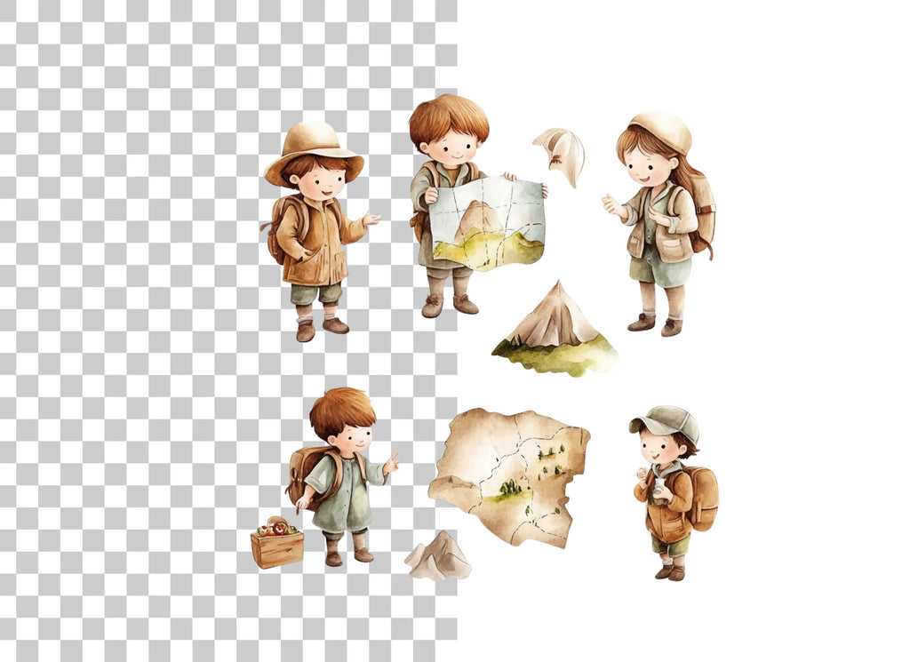 Kids Adventure Clipart Bundle