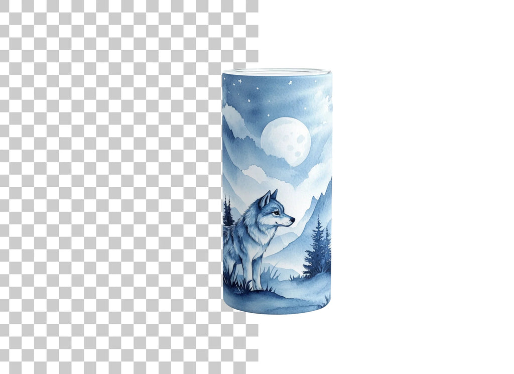 Wolf Moon Tumbler Clipart Bundle