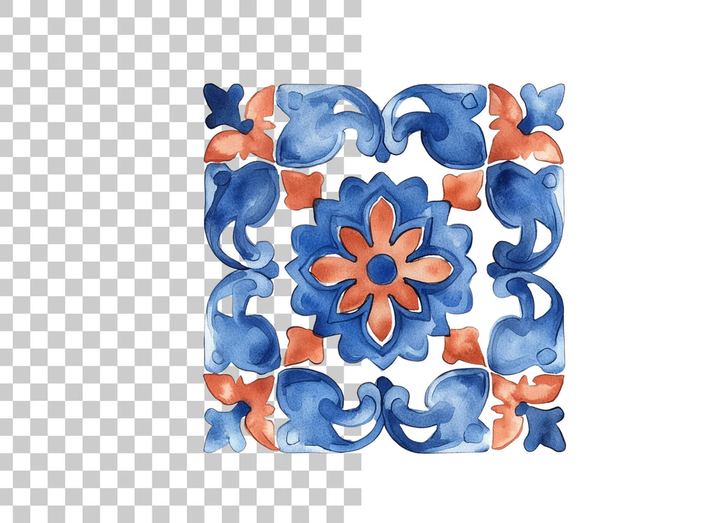 Portuguese Tile Clipart Bundle