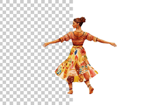 African Dancers Clipart Bundle