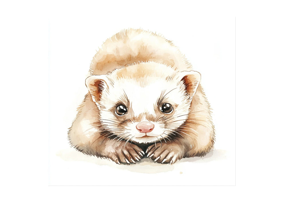 Cute Ferret Clipart Bundle