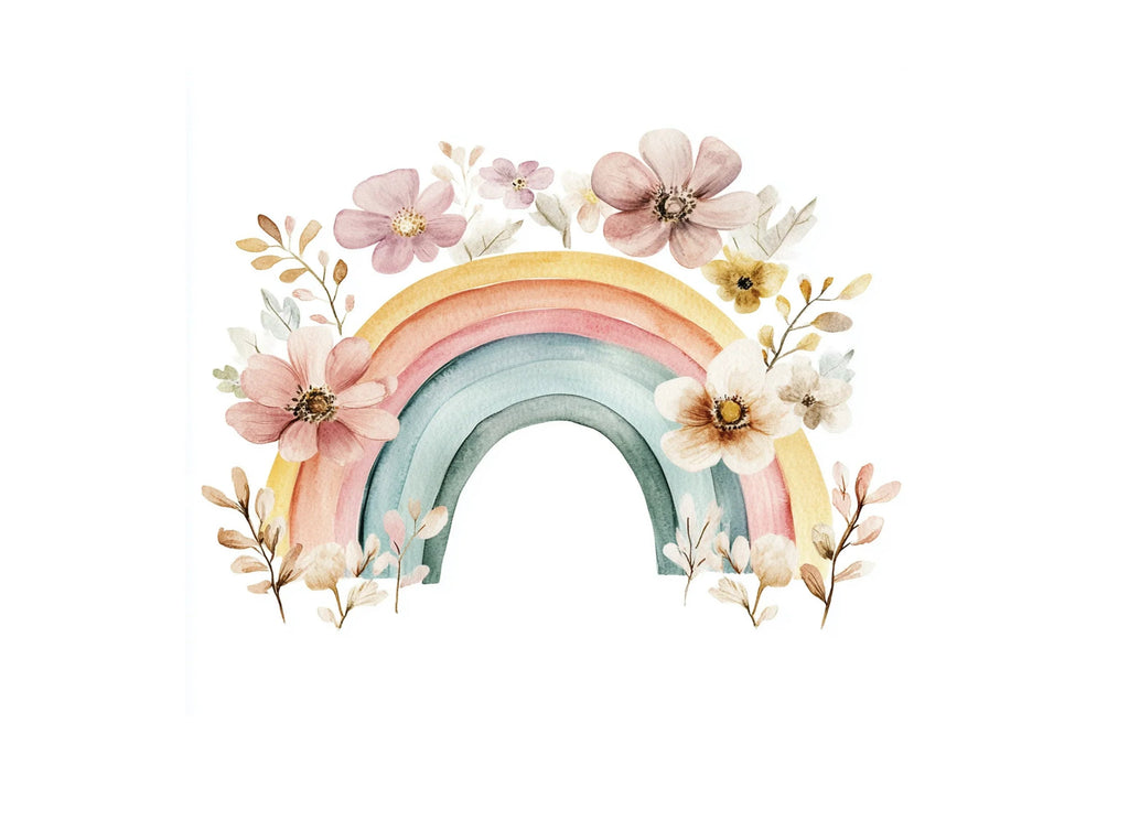 Boho Rainbow Clipart Bundle