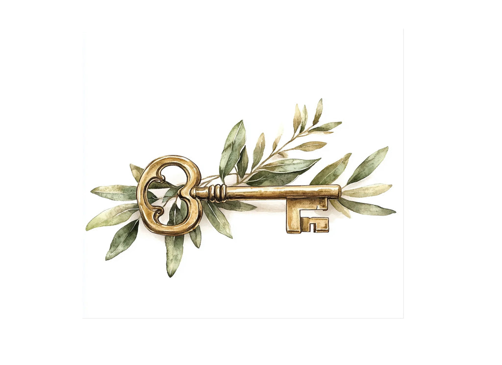 Olive Branch Keys Clipart Bundle