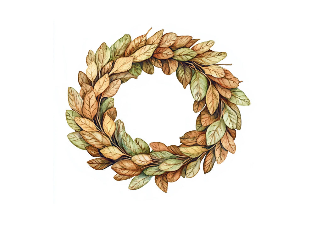 Autumn Wreath Clipart Bundle