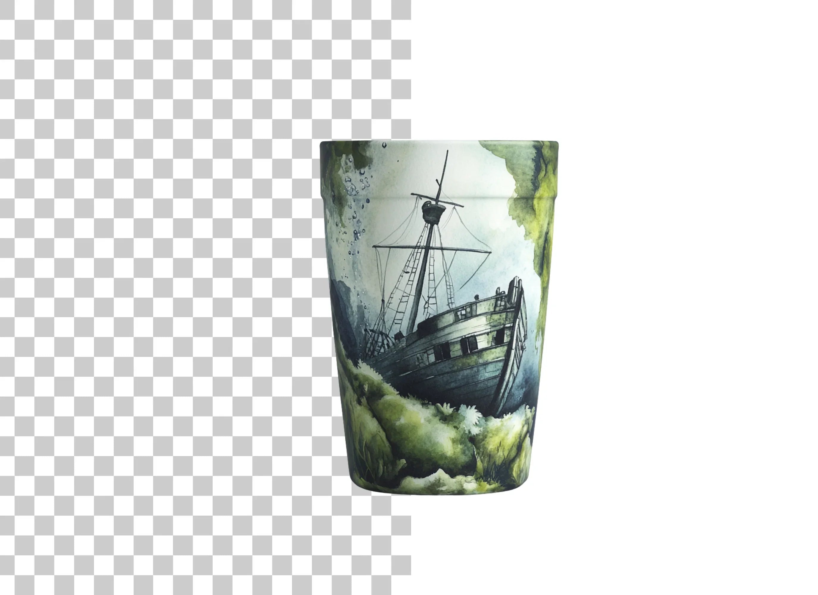 Sunken Shipwreck Clipart Bundle