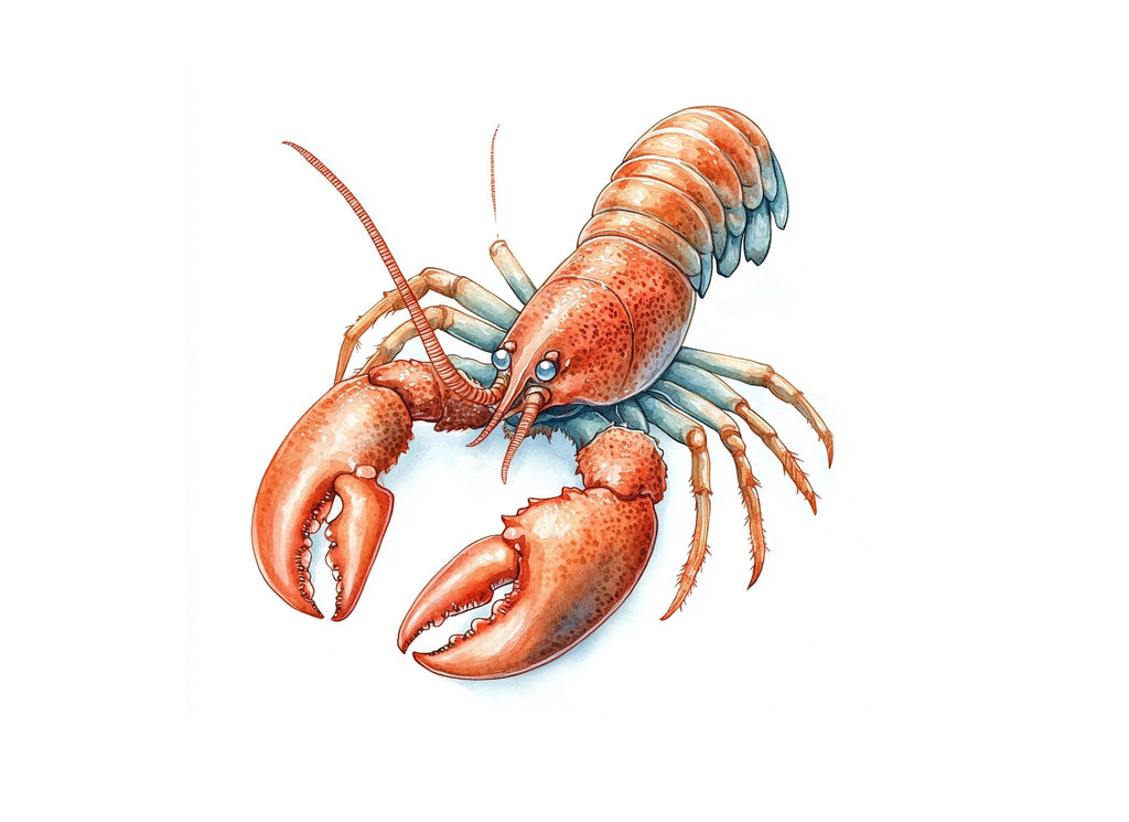 Realistic Lobster Clipart Bundle