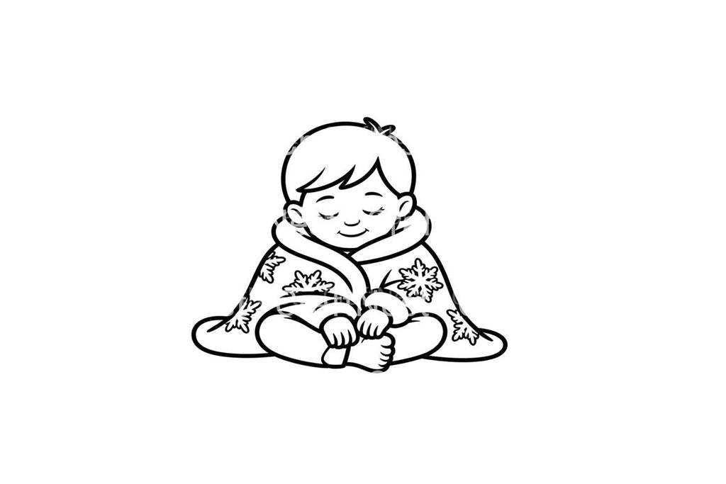 Cozy Babies Winter Coloring Books