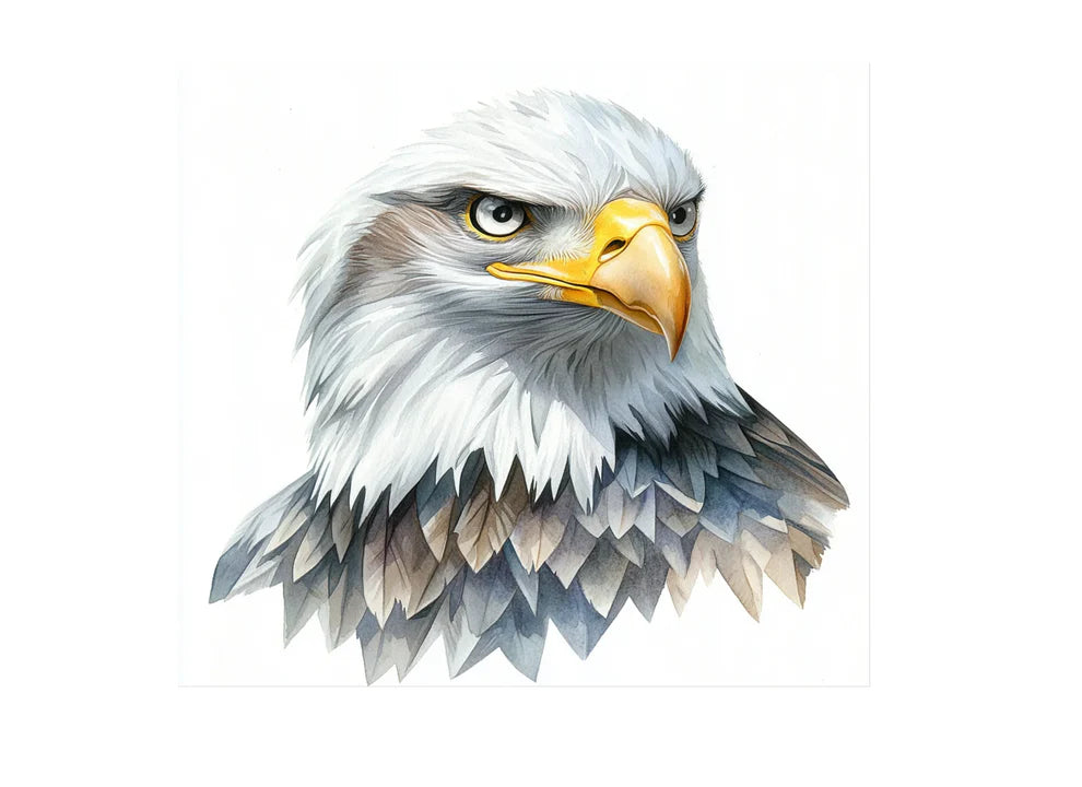 Majestic Bald Eagle Head Clipart Bundle