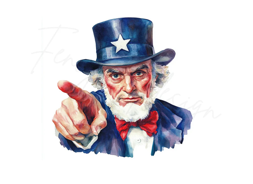 Uncle Sam Clipart Bundle