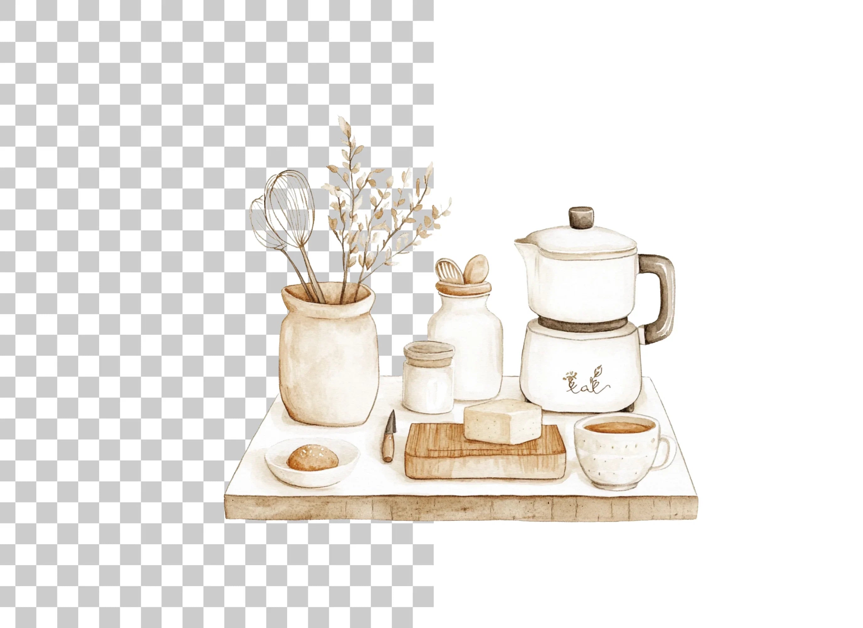 Kitchen Utensils Clipart Bundle