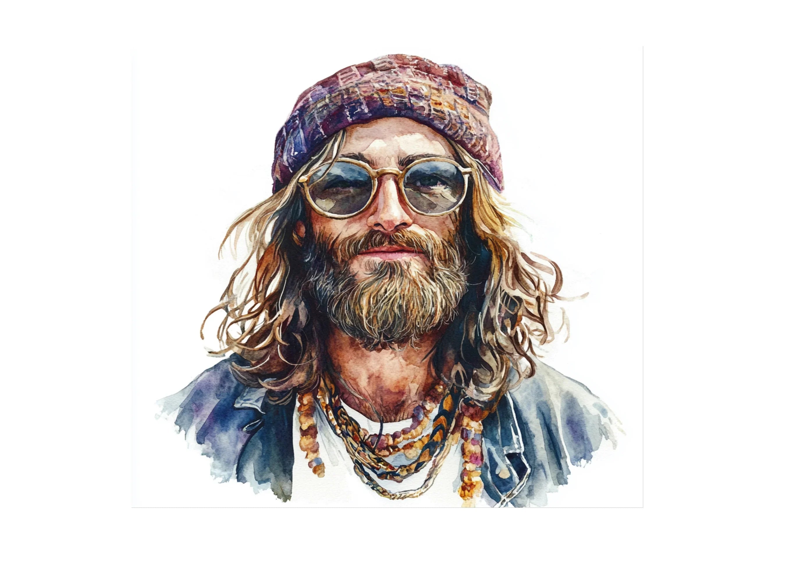 Bohemian Men Clipart Bundle