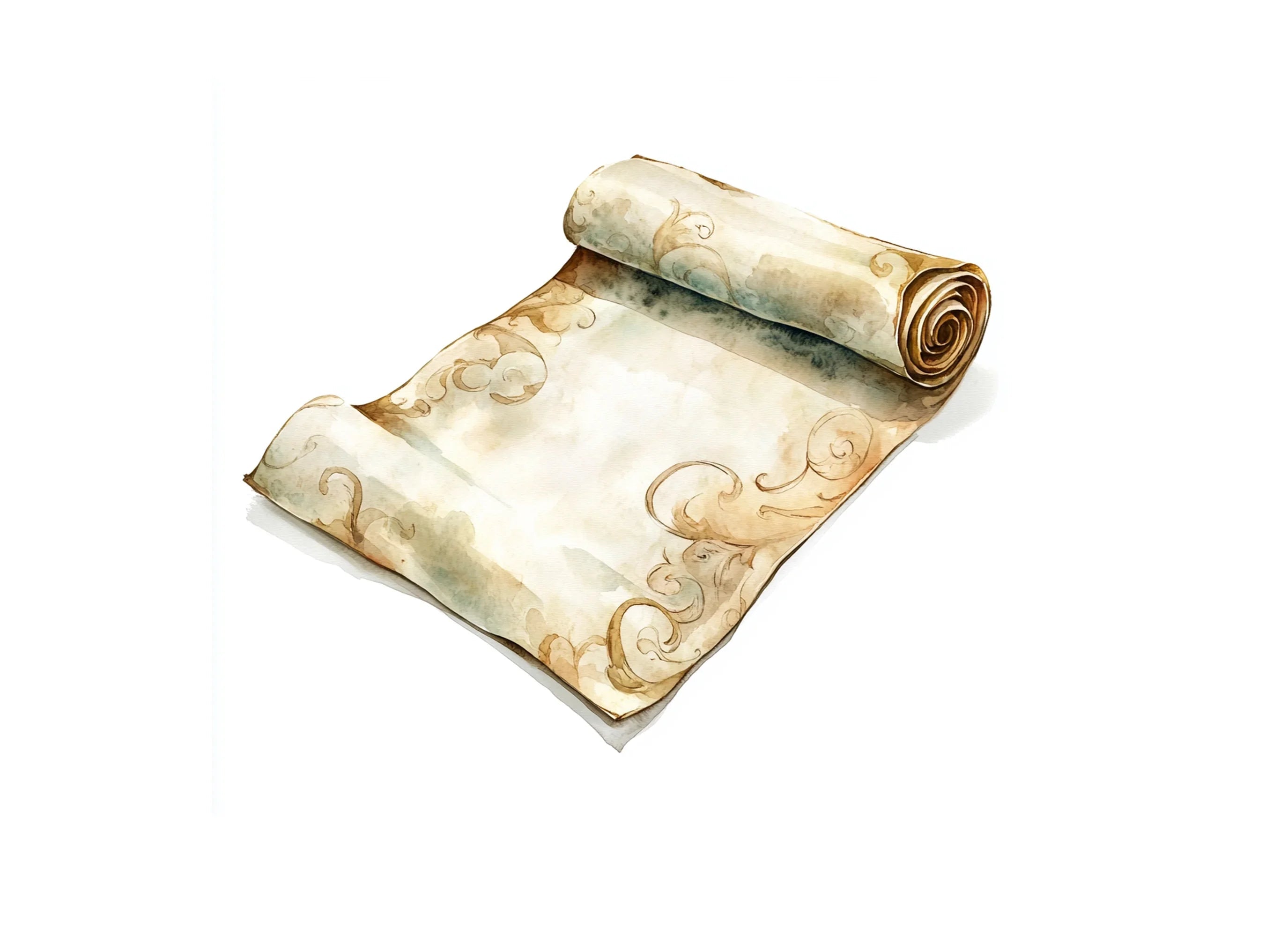 Vintage Scroll Clipart Bundle