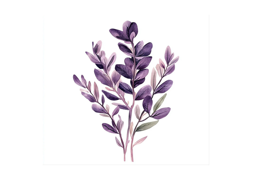 Purple Lavender Clipart Bundle