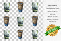 Rustic Nature Tumbler Designs Clipart Bundle