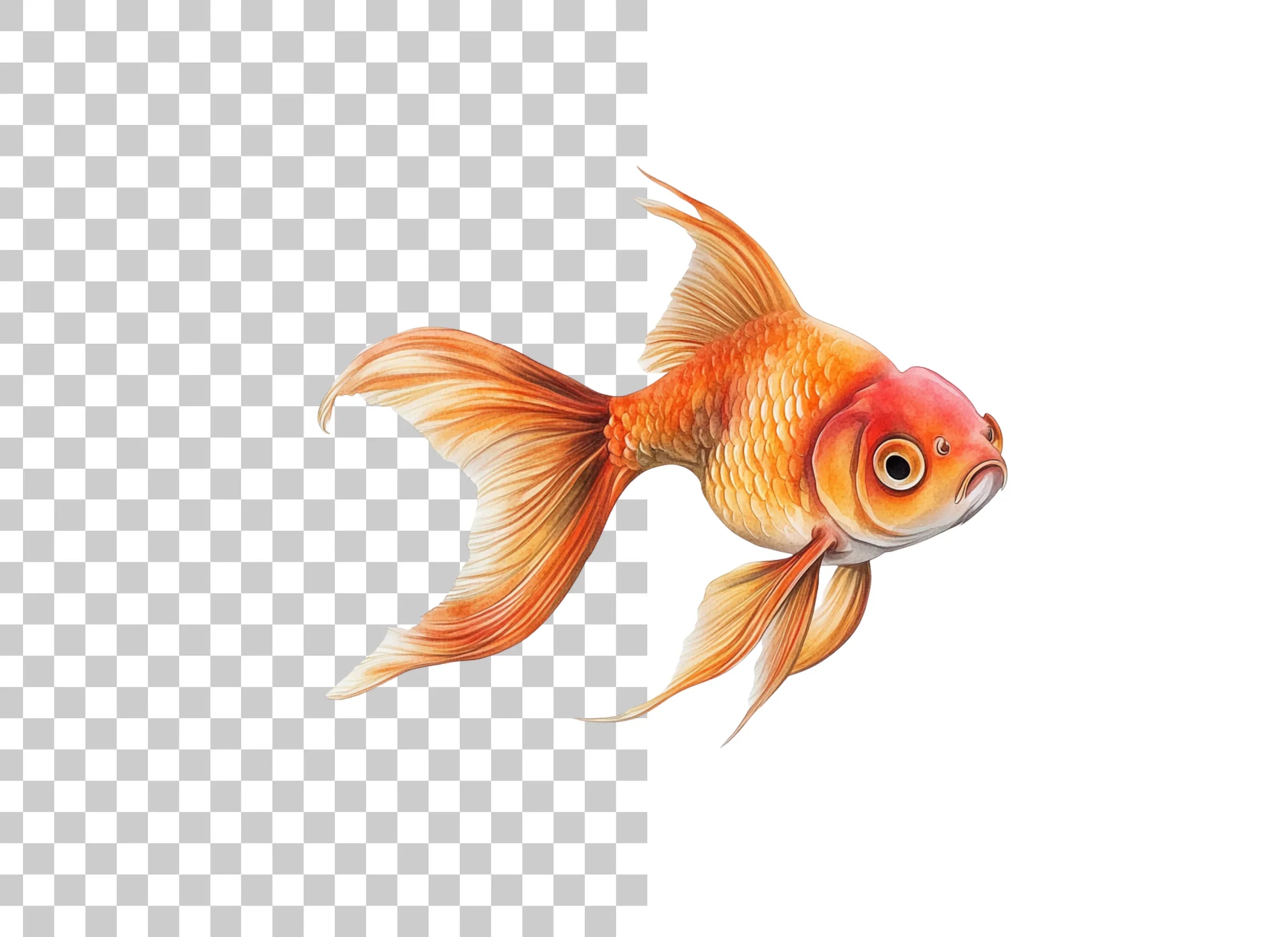 Vibrant Goldfish Clipart Bundle