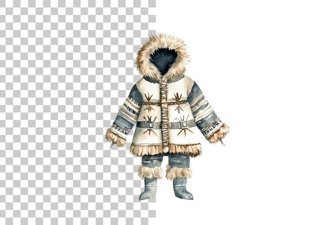 Inuit Clothing Clipart Bundle