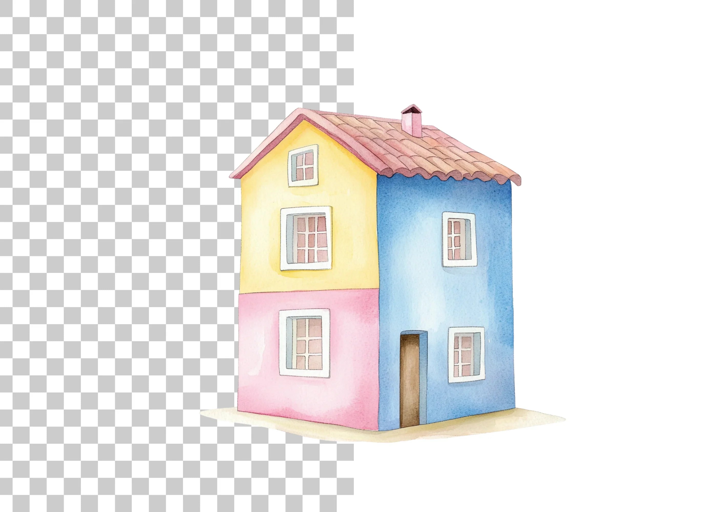 Colorful House Clipart Bundle