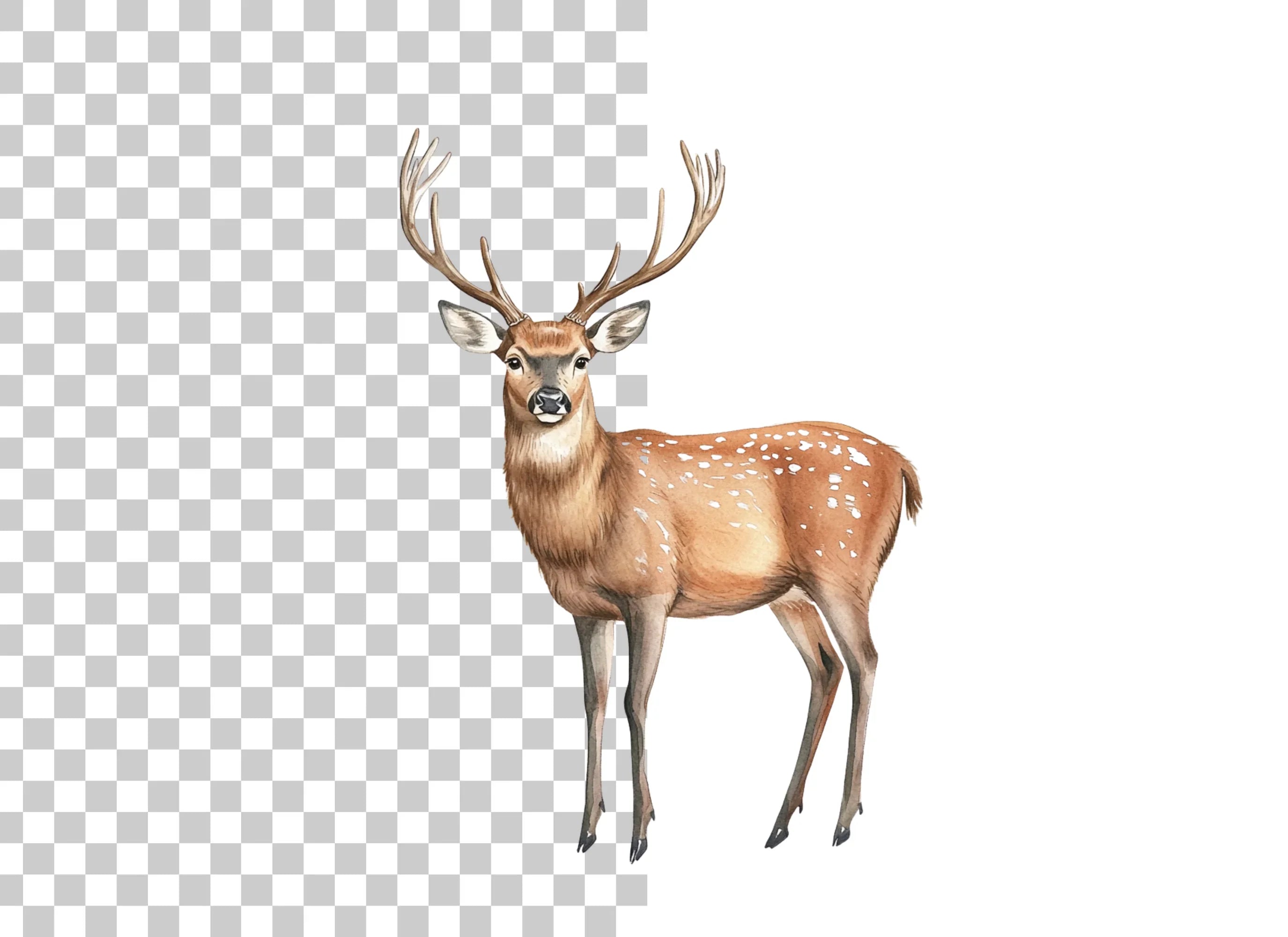 Majestic Deer Clipart Bundle