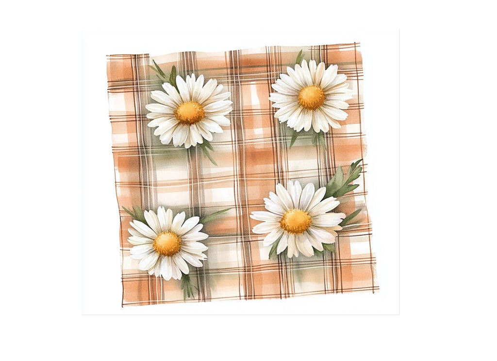 Daisy Plaid Clipart Bundle