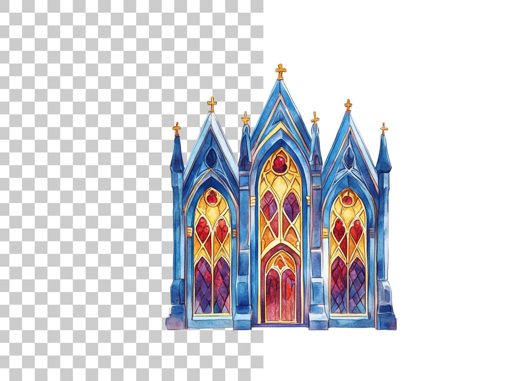 Gothic Church Clipart Bundle
