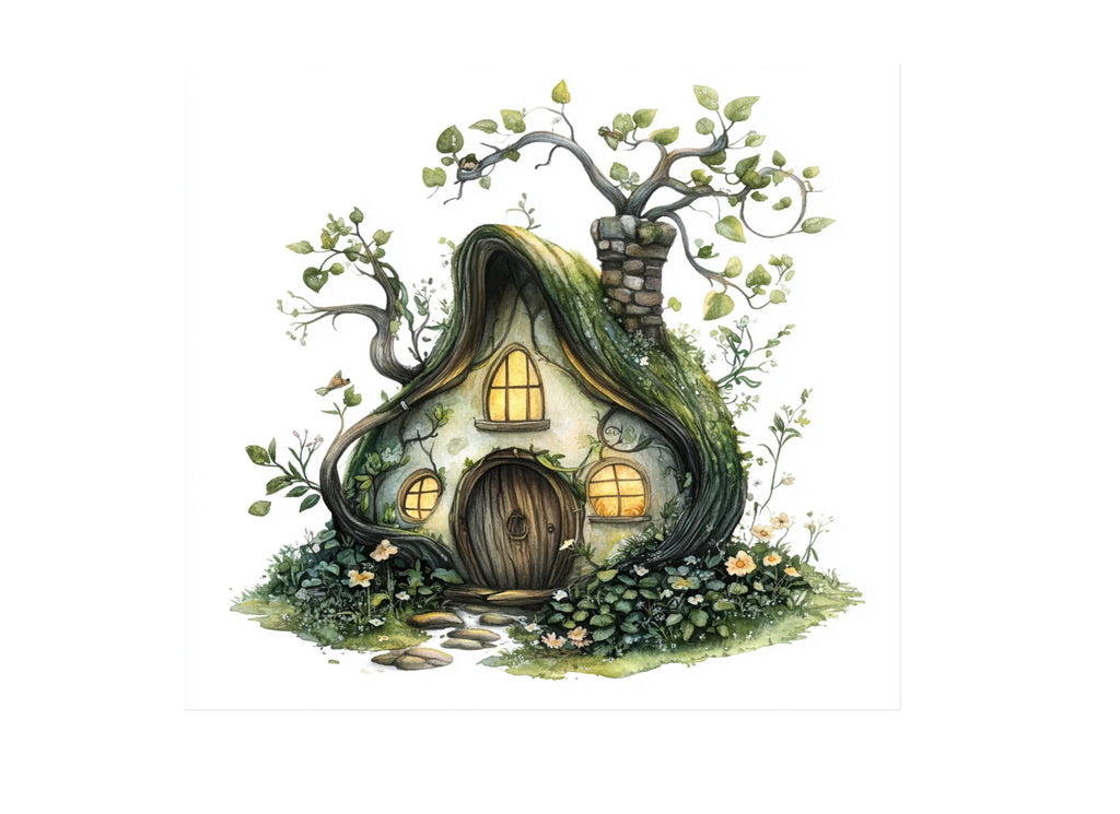 Enchanted Forest Dwelling Clipart Bundle