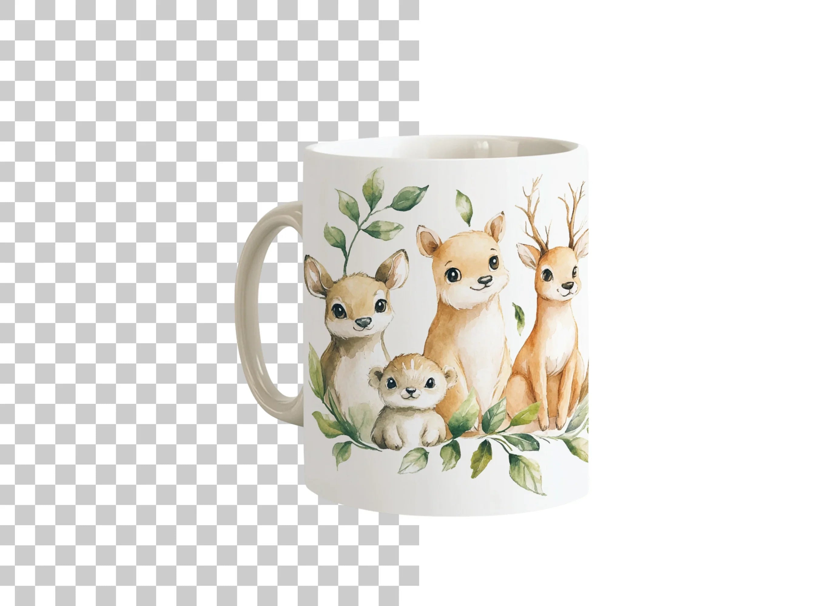Cute Forest Animals Clipart Bundle