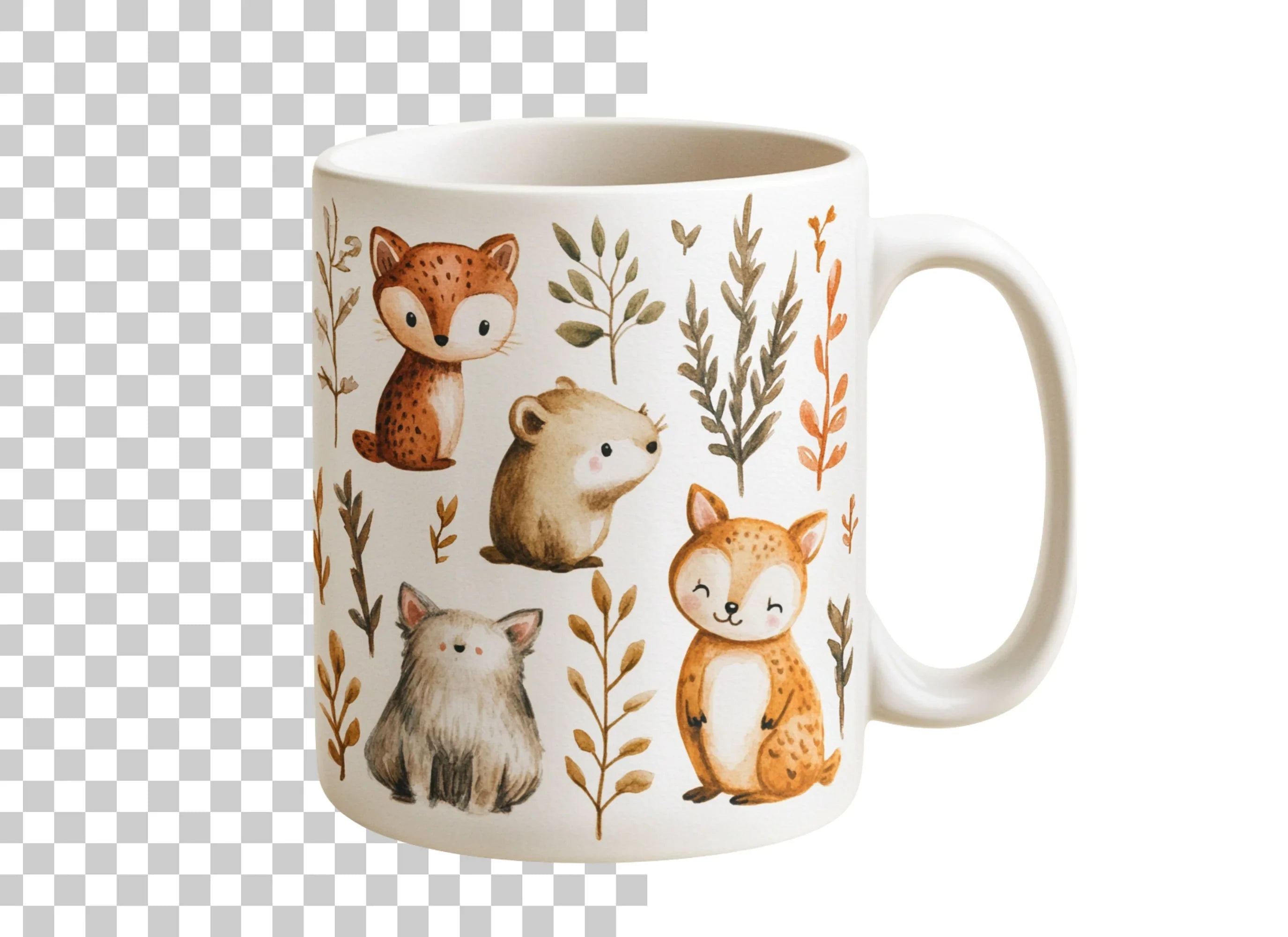 Forest Friends Animal Clipart Bundle