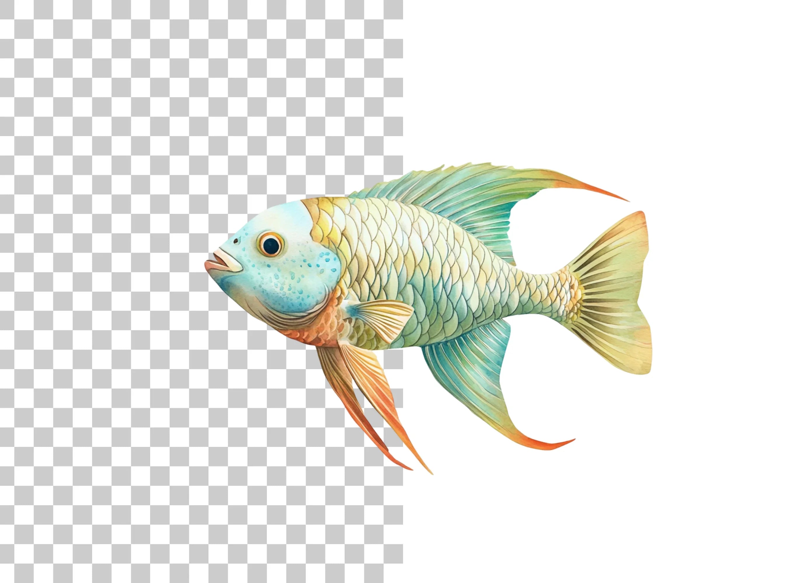 Vibrant Fish Clipart Bundle