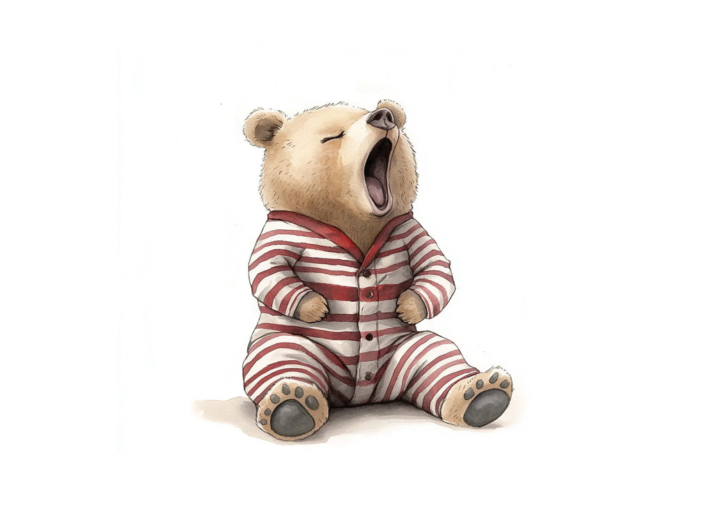 Sleepy Bear Clipart Bundle