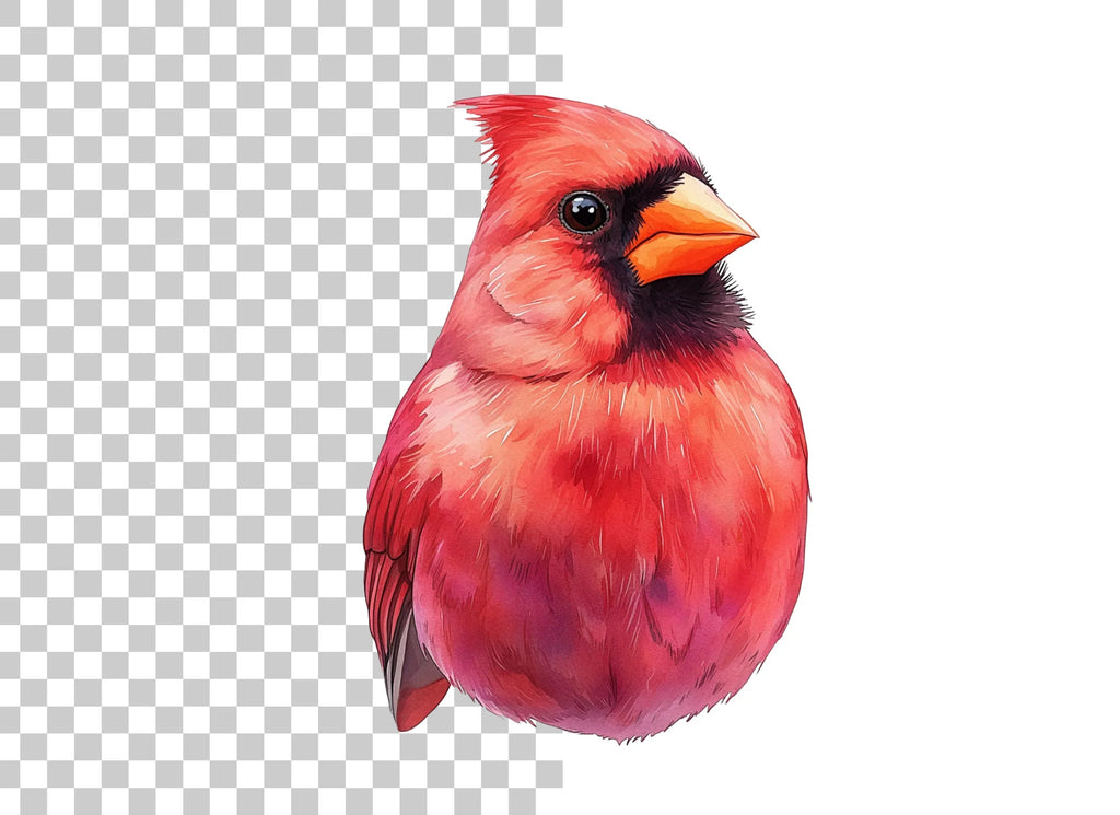 Vibrant Cardinal Clipart Bundle