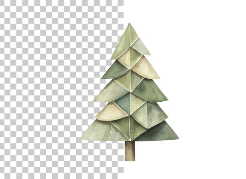 Abstract Tree Clipart Bundle