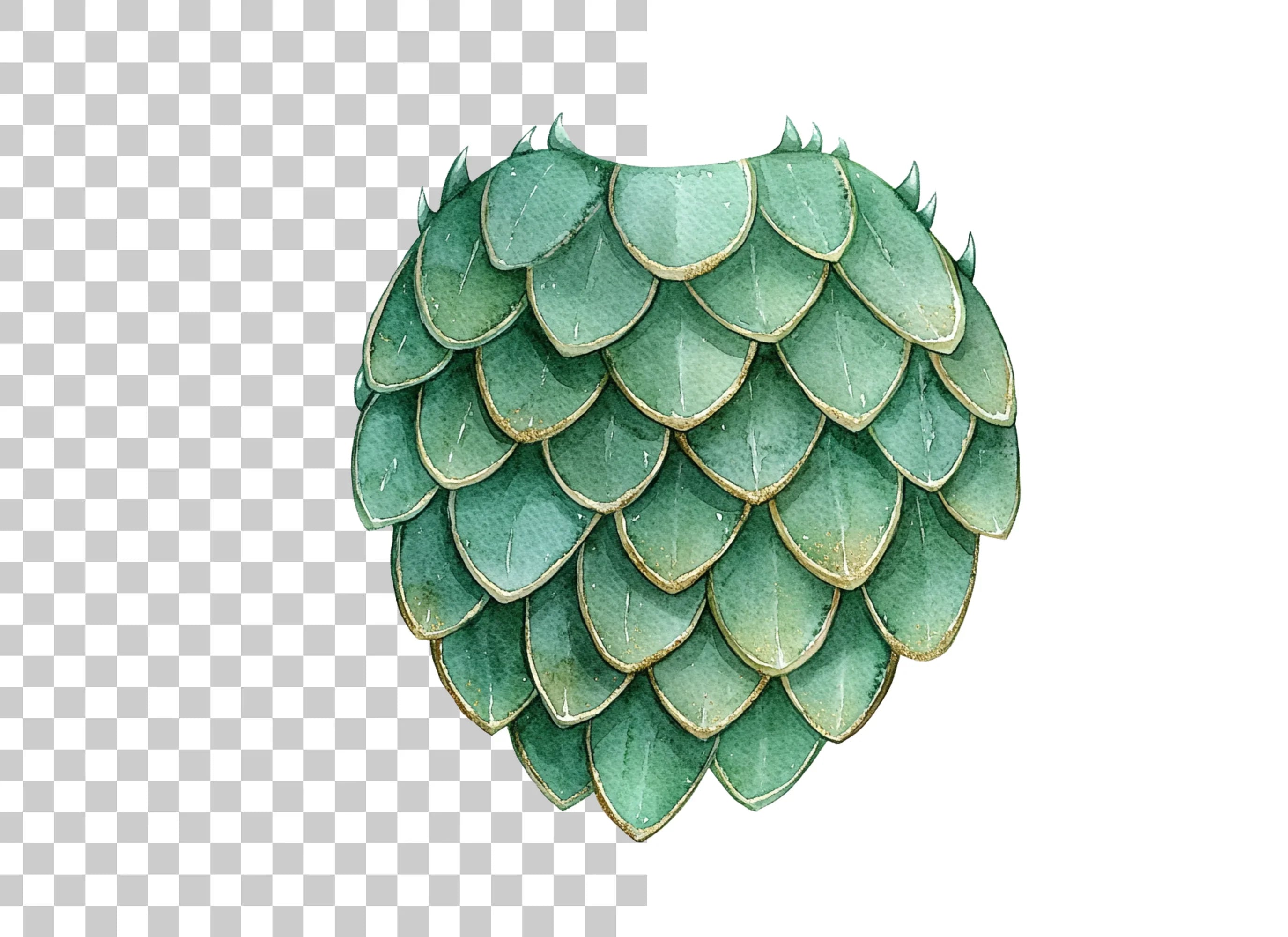Dragon Scales Clipart Bundle