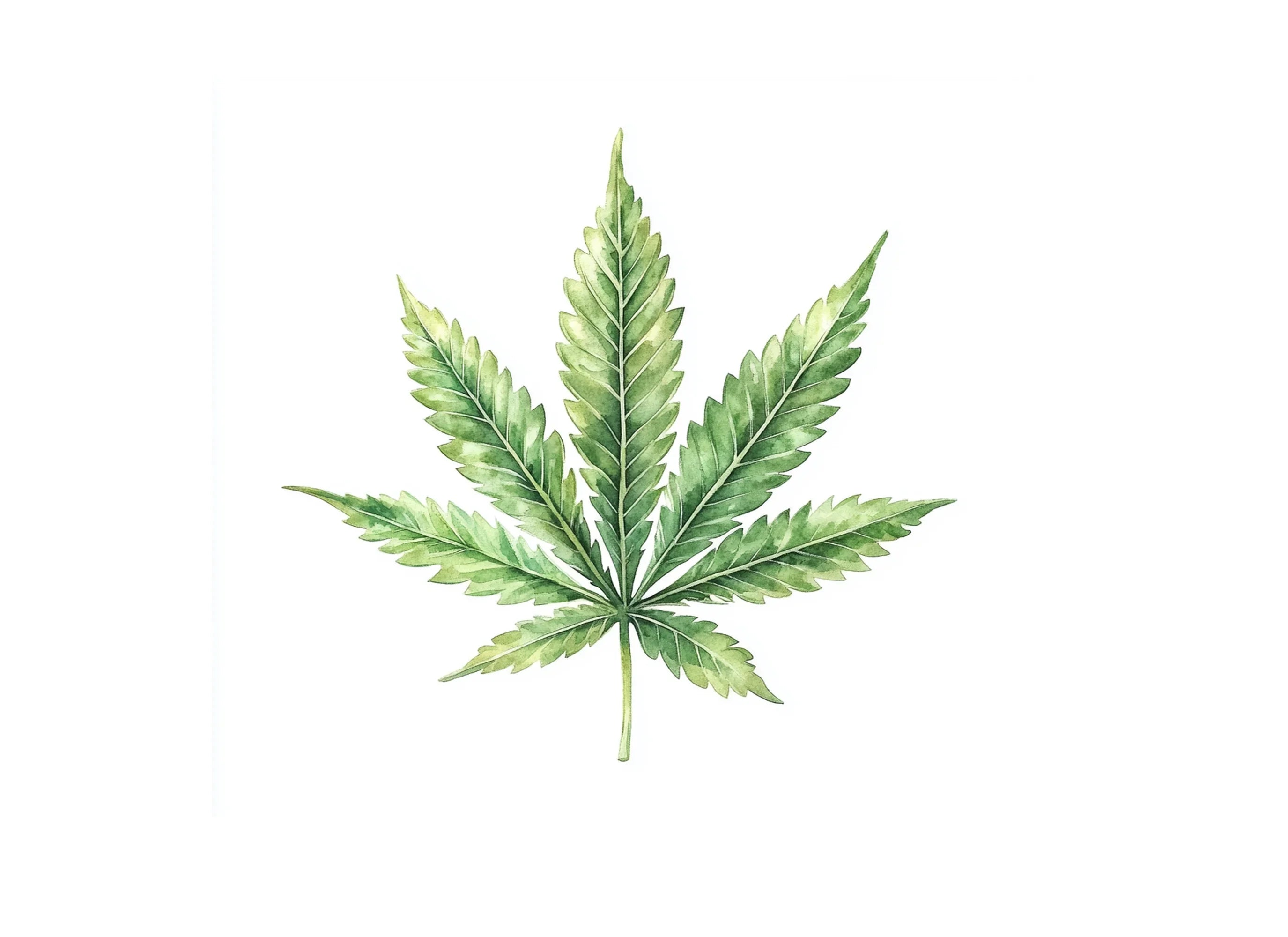 Cannabis Leaves Clipart Bundle