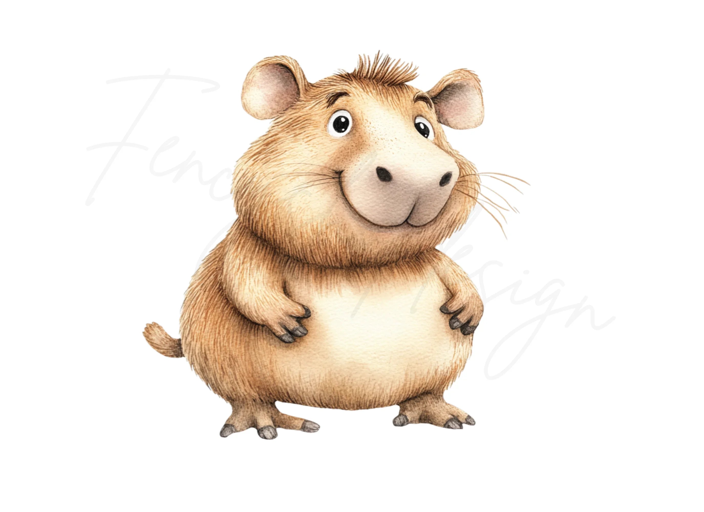 Cute Hamster Clipart Bundle