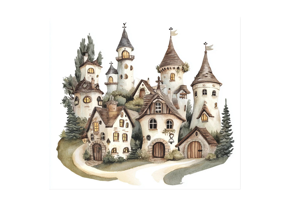 Fantasy Castle Clipart Bundle