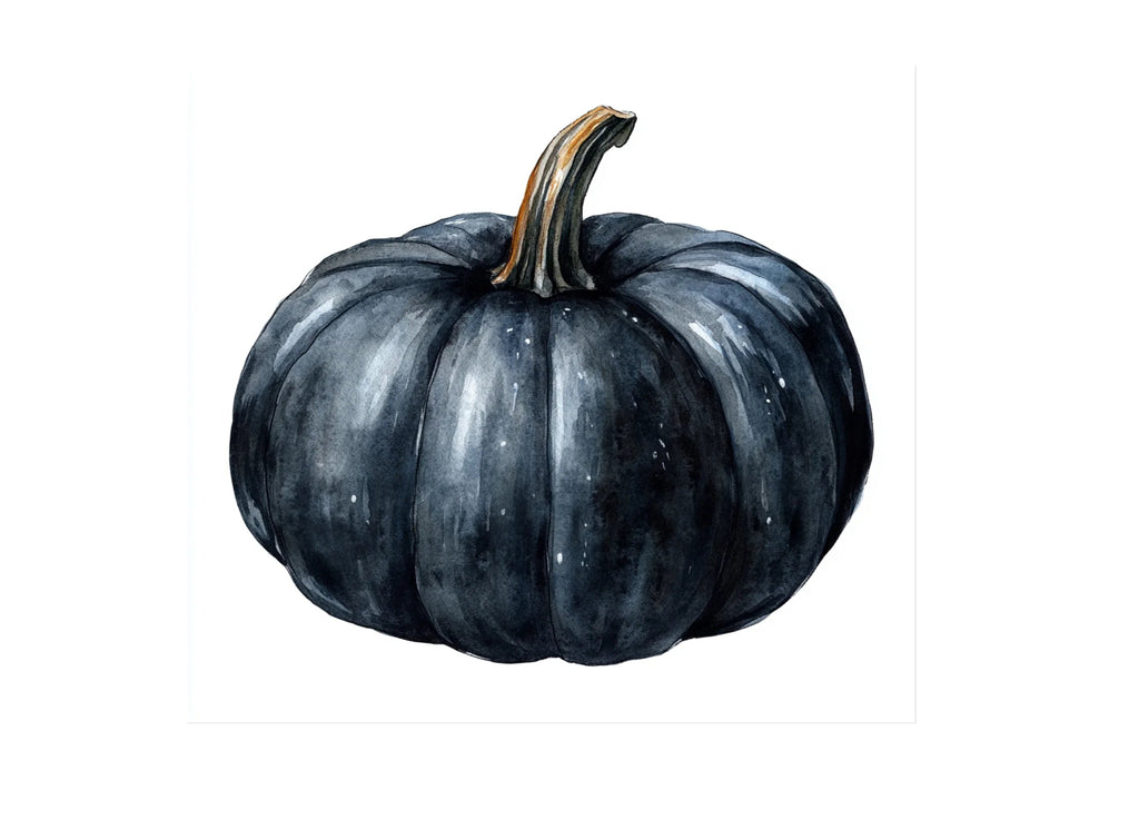 Black Pumpkins Clipart Bundle