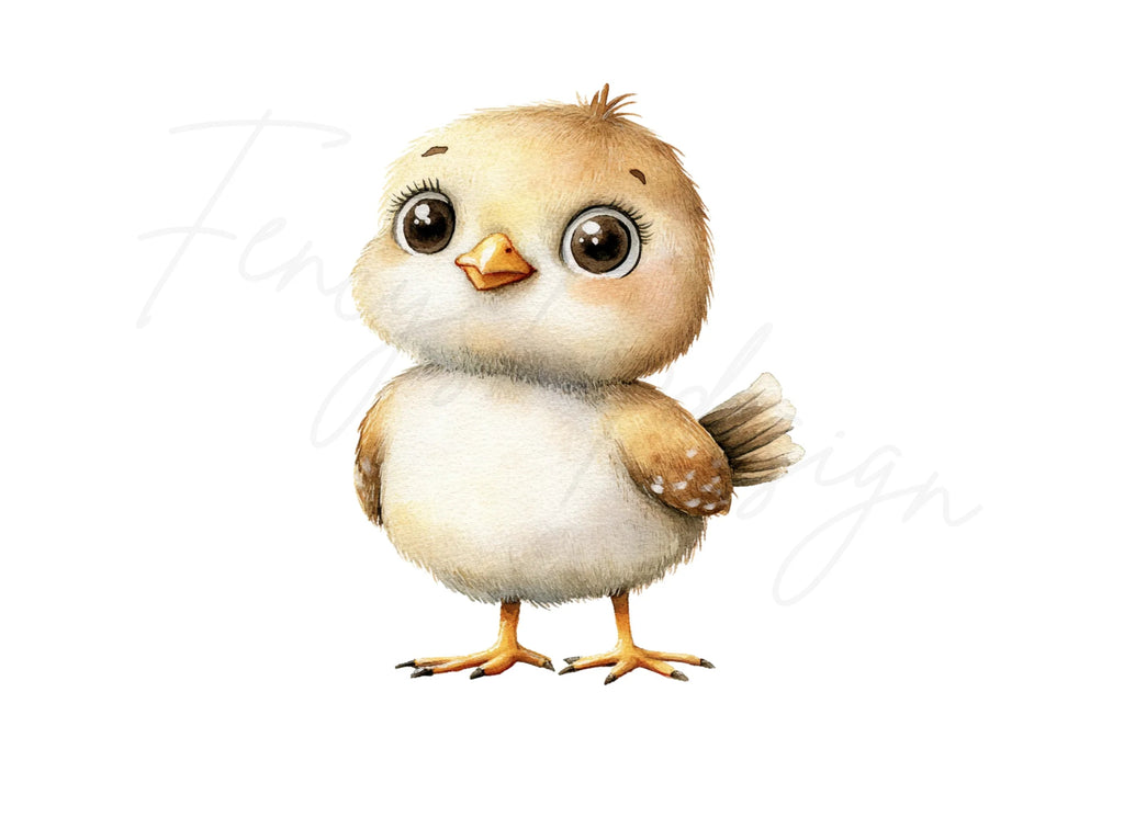 Cute Baby Bird Clipart Bundle