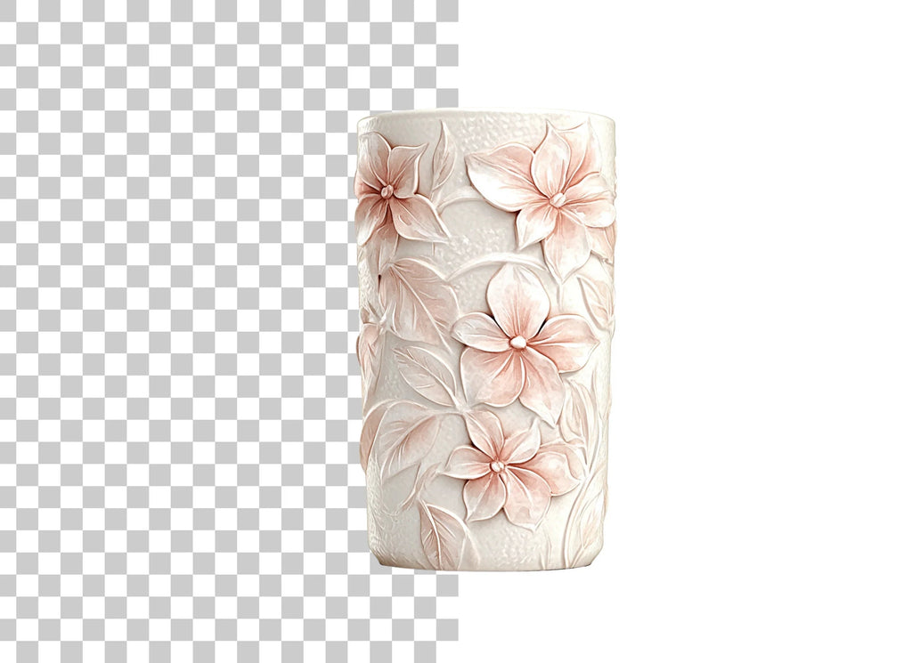 Elegant Floral Vase Clipart Bundle