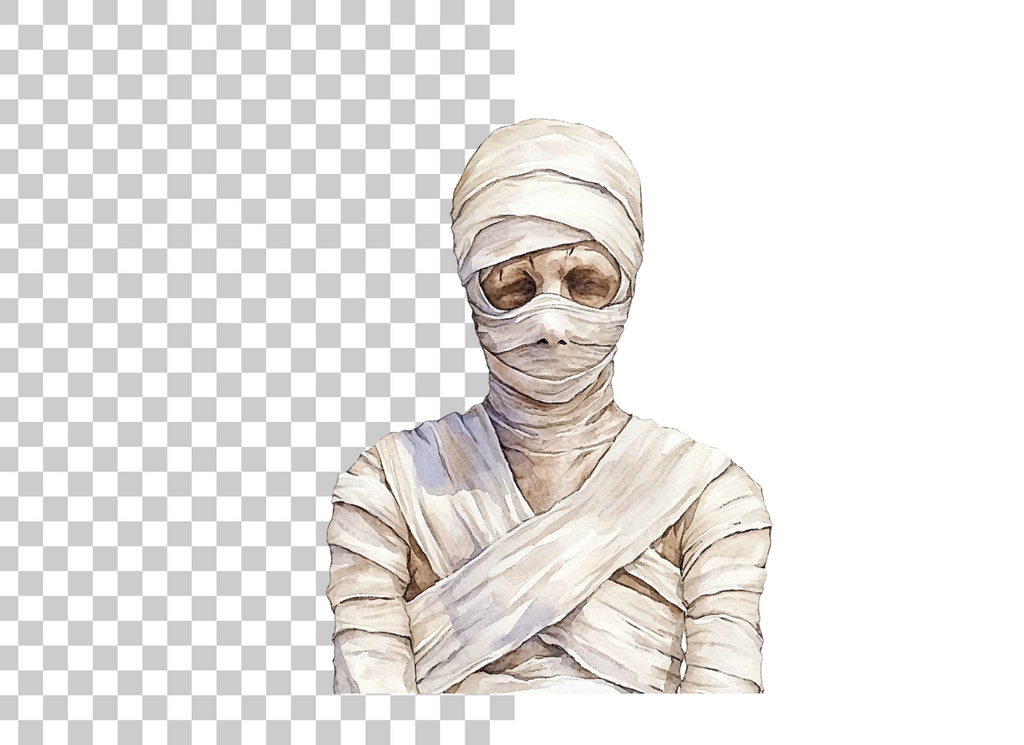 Mummy Character Clipart Bundle