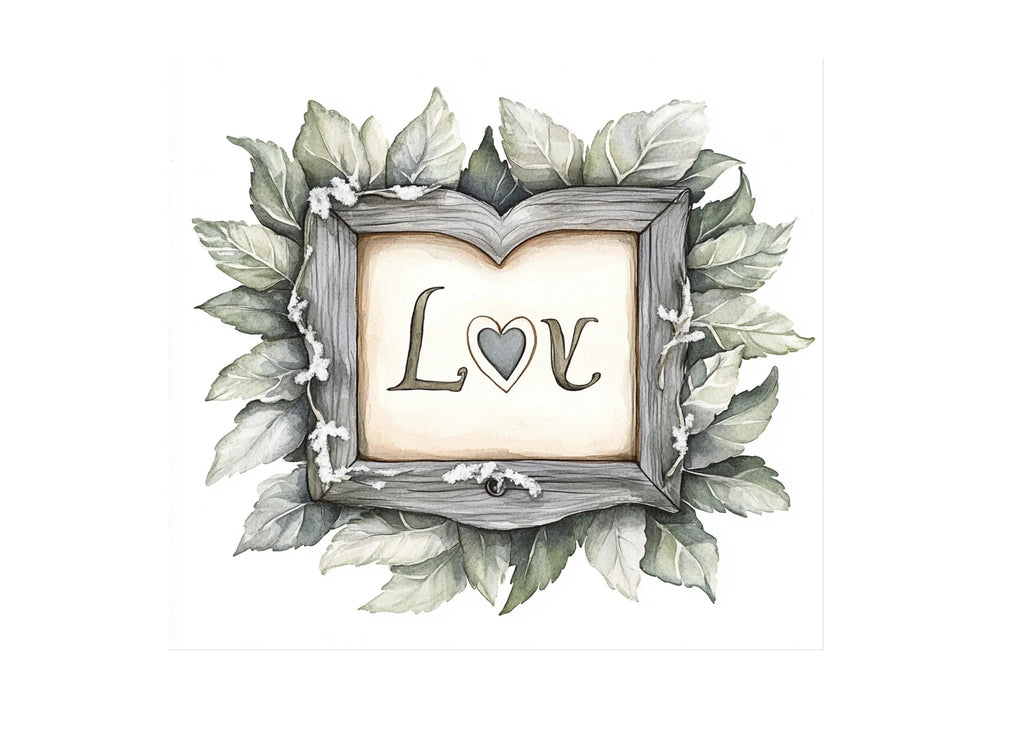 Eucalyptus Love Sign Clipart Bundle