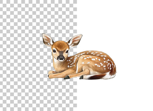 Adorable Fawn Clipart Bundle