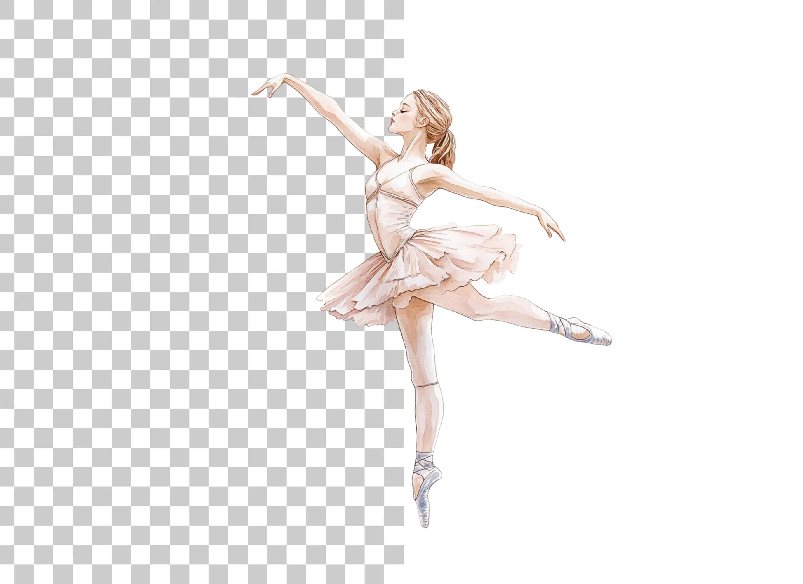 Elegant Ballerina Clipart Bundle