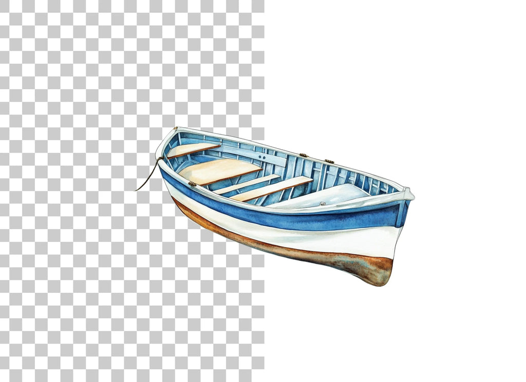 Rowboat Clipart Bundle